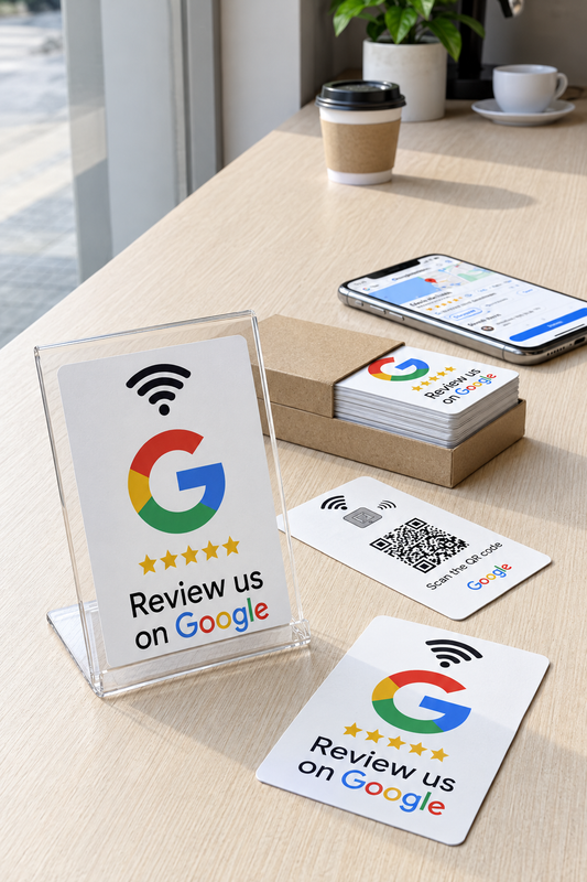 Pack 10 Tarjetas NFC Google Review